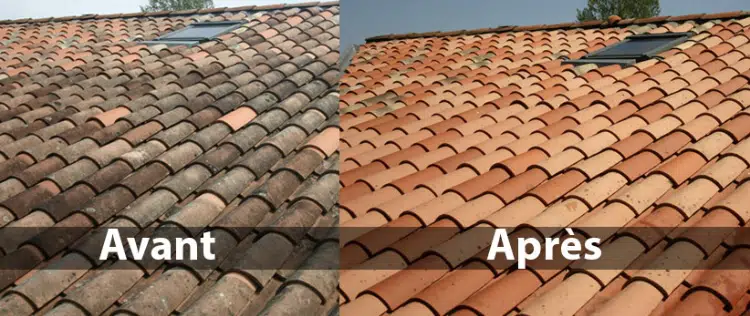 Nettoyage toiture Toulouse avant-après par Sanchez Habitat 31
